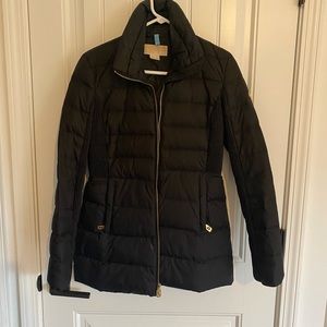 Michael Kors black puffer coat